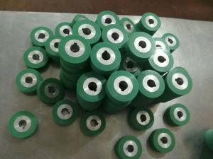 Roue en caoutchouc de silicone d'impression d'estampage pour machines à chaussures