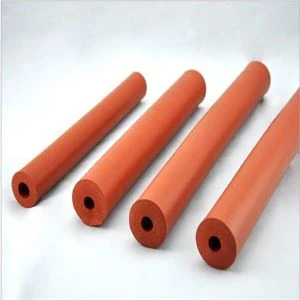 Tube en caoutchouc d'éponge de mousse de silicone molle d'isolation résistante à la chaleur à hautes températures